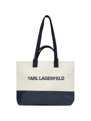 Torba na zakupy KARL LAGERFELD beżowy