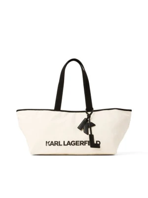 Torba na zakupy KARL LAGERFELD beżowy