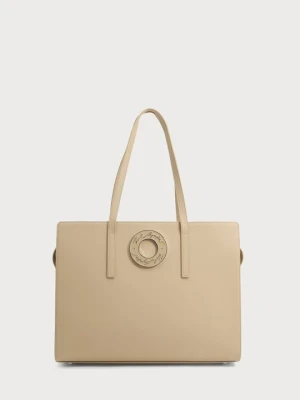 Torba na zakupy KARL LAGERFELD beżowy