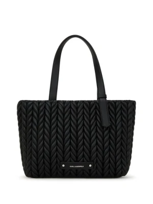 Torba na zakupy KARL LAGERFELD czarny