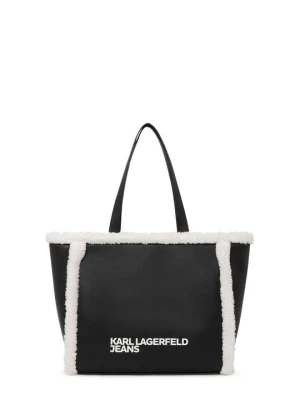 Torba na zakupy KARL LAGERFELD czarny