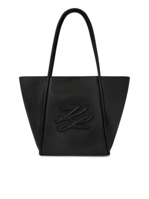 Torba na zakupy KARL LAGERFELD czarny