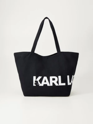 Torba na zakupy KARL LAGERFELD czarny