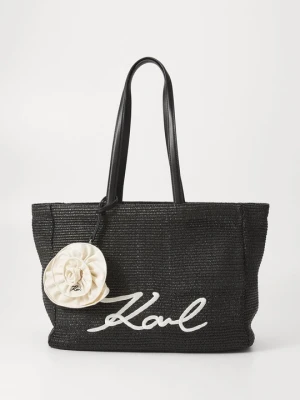 Torba na zakupy KARL LAGERFELD czarny
