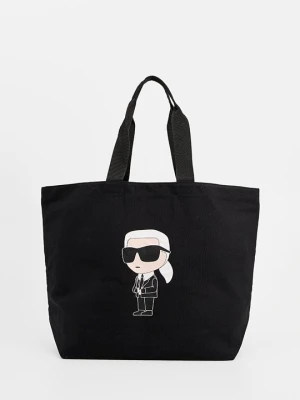 Torba na zakupy KARL LAGERFELD czarny