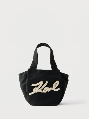 Torba na zakupy KARL LAGERFELD czarny