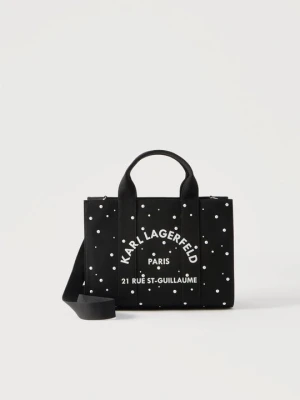 Torba na zakupy KARL LAGERFELD czarny
