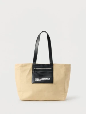 Torba na zakupy KARL LAGERFELD khaki