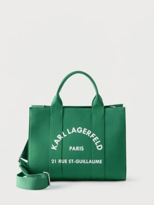 Torba na zakupy KARL LAGERFELD zielony