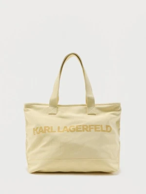 Torba na zakupy KARL LAGERFELD żółty