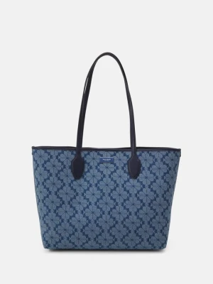 Torba na zakupy Kate Spade niebieski denim