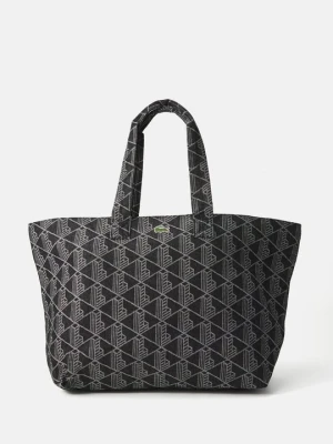 Torba na zakupy Lacoste niebieski denim