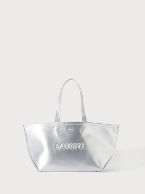 Torba na zakupy Lacoste srebrny