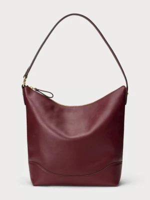 Torba na zakupy Lauren Ralph Lauren bordowy