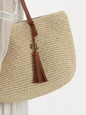 Torba na zakupy Lauren Ralph Lauren czarny