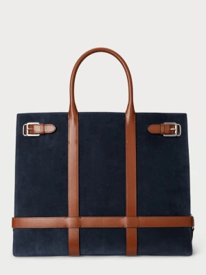 Torba na zakupy Lauren Ralph Lauren granatowy