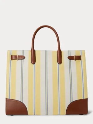 Torba na zakupy Lauren Ralph Lauren jasnożółty