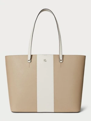 Torba na zakupy Lauren Ralph Lauren piaskowy
