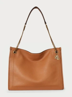 Torba na zakupy Lauren Ralph Lauren wielbłądzi