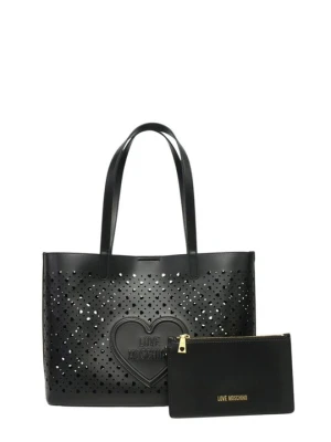 Torba na zakupy LOVE MOSCHINO czarny