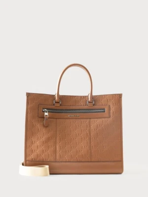 Torba na zakupy Michael Kors brązowy
