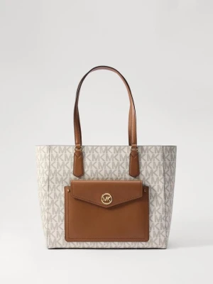 Torba na zakupy Michael Kors mleczny