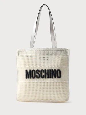 Torba na zakupy MOSCHINO biały