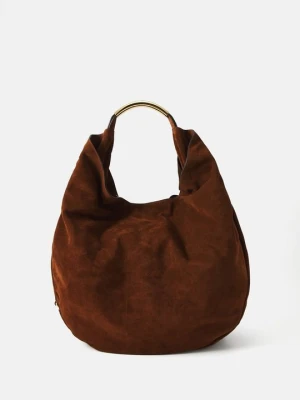 Torba na zakupy MOSCHINO brązowy