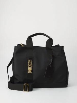 Torba na zakupy MOSCHINO czarny