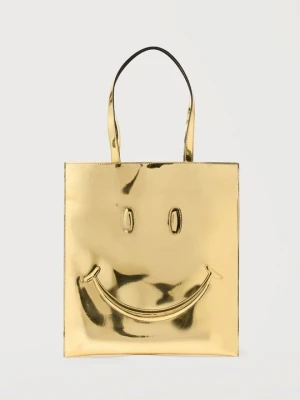 Torba na zakupy MOSCHINO w kolorze złota