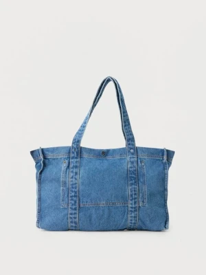 Torba na zakupy MSCH Copenhagen niebieski denim