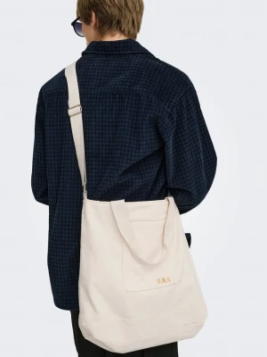Torba na zakupy Only & Sons biały