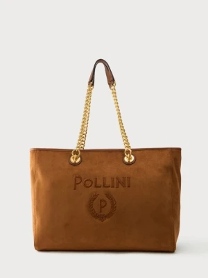Torba na zakupy Pollini brązowy