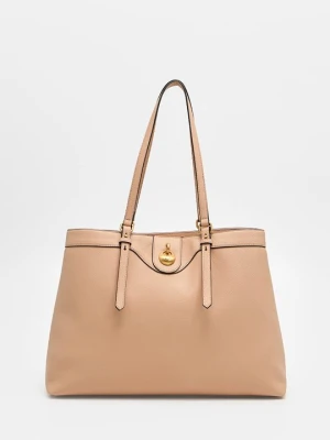 Torba na zakupy Pollini nude