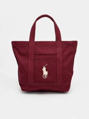 Torba na zakupy Polo Ralph Lauren ciemnoczerwony