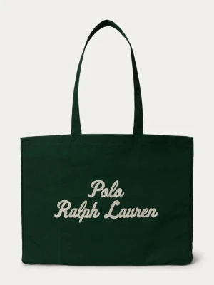 Torba na zakupy Polo Ralph Lauren ciemnozielony