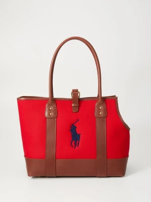 Torba na zakupy Polo Ralph Lauren czerwony