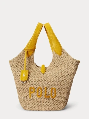 Torba na zakupy Polo Ralph Lauren mleczny