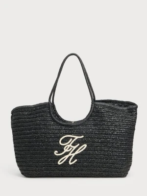 Torba na zakupy Tommy Hilfiger czarny
