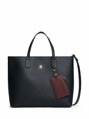 Torba na zakupy Tommy Hilfiger granatowy