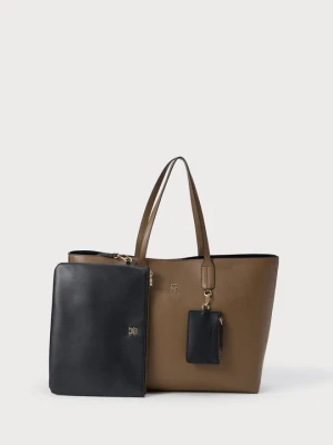 Torba na zakupy Tommy Hilfiger taupe