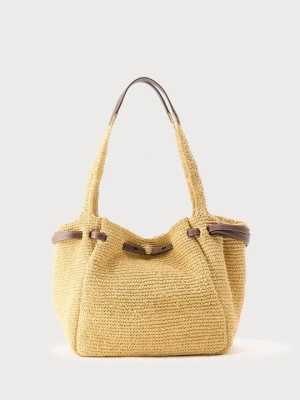 Torba na zakupy Tory Burch beżowy