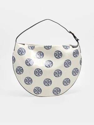 Torba na zakupy Tory Burch biały