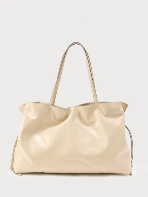 Torba na zakupy Tory Burch jasnoszary