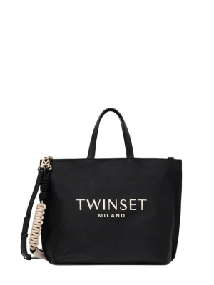 Torba na zakupy TWINSET czarny