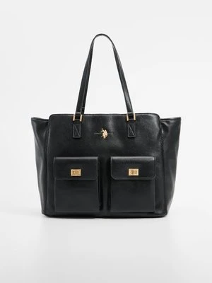 Torba na zakupy U.S. POLO ASSN. czarny