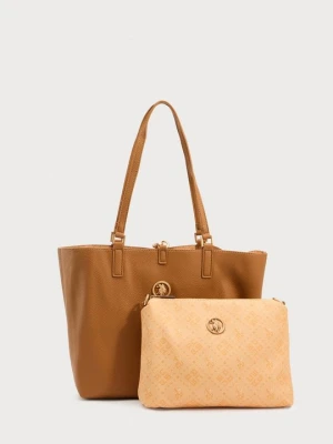 Torba na zakupy U.S. POLO ASSN. jasnobrązowy