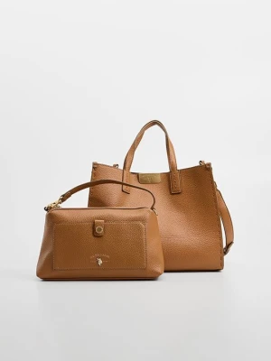 Torba na zakupy U.S. POLO ASSN. wielbłądzi