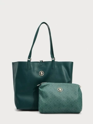 Torba na zakupy U.S. POLO ASSN. zielony