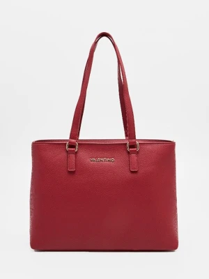 Torba na zakupy VALENTINO BAGS czerwony